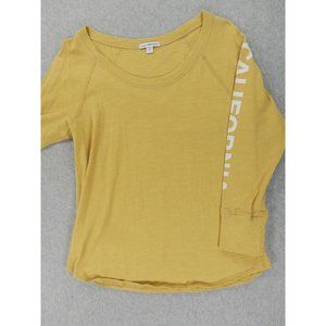 James Perse California Waverider Long Sleeve Tee Shirt (Women's Large  - Size 3)